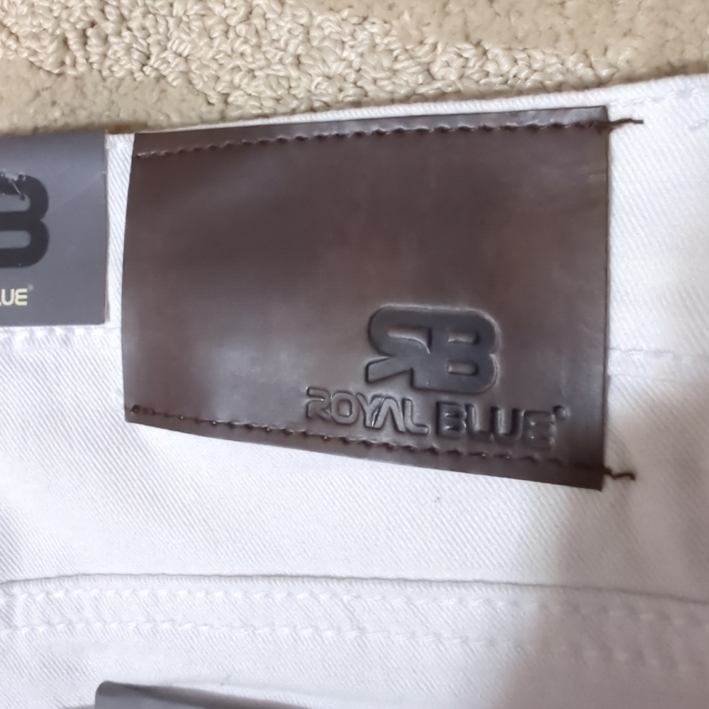Women's Skinny Fit Ankle Denim Jeans White 28x30 New With Tags SB Royal - Picture 9 of 11